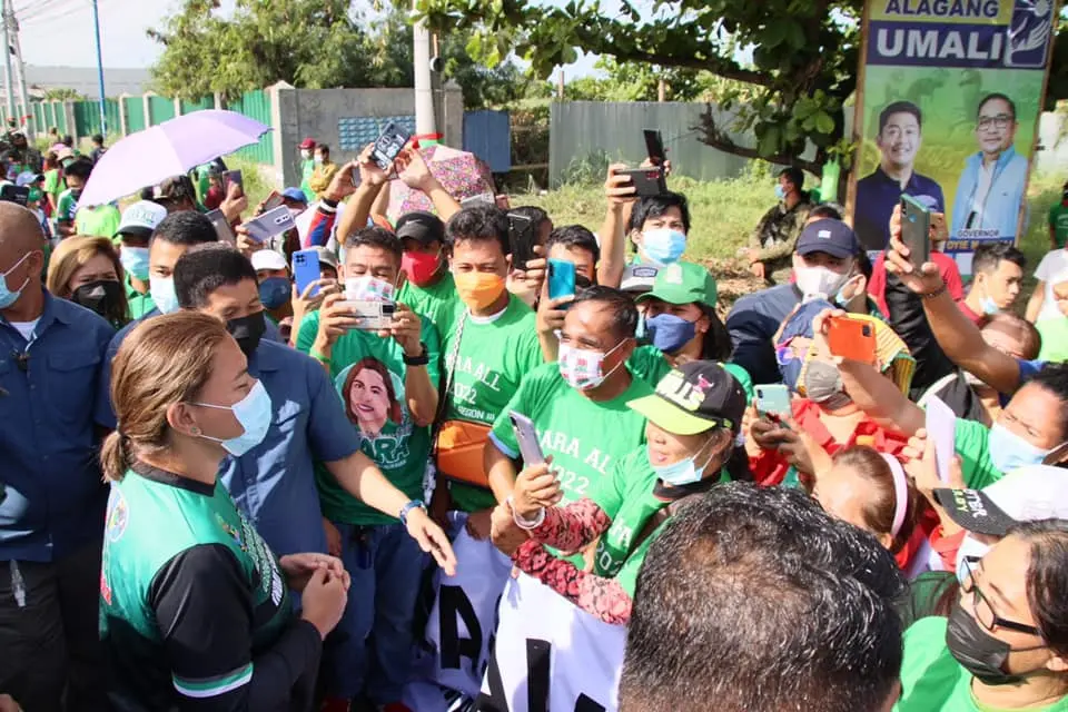 MAYOR SARA DUTERTE, MAINIT NA SINALUBONG SA NE